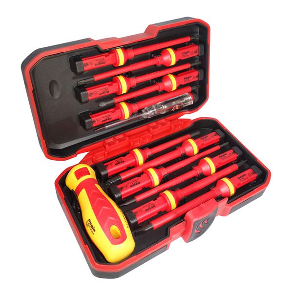 13 Piece Interchangeable VDE Screwdriver set