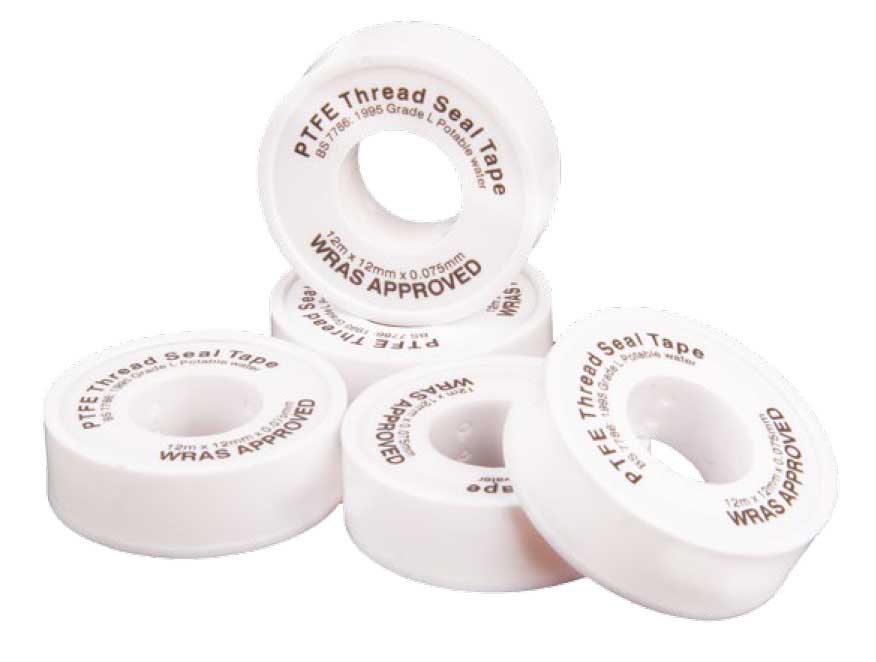 PTFE Tape (Water/Air Only) Pack of 10 Rolls