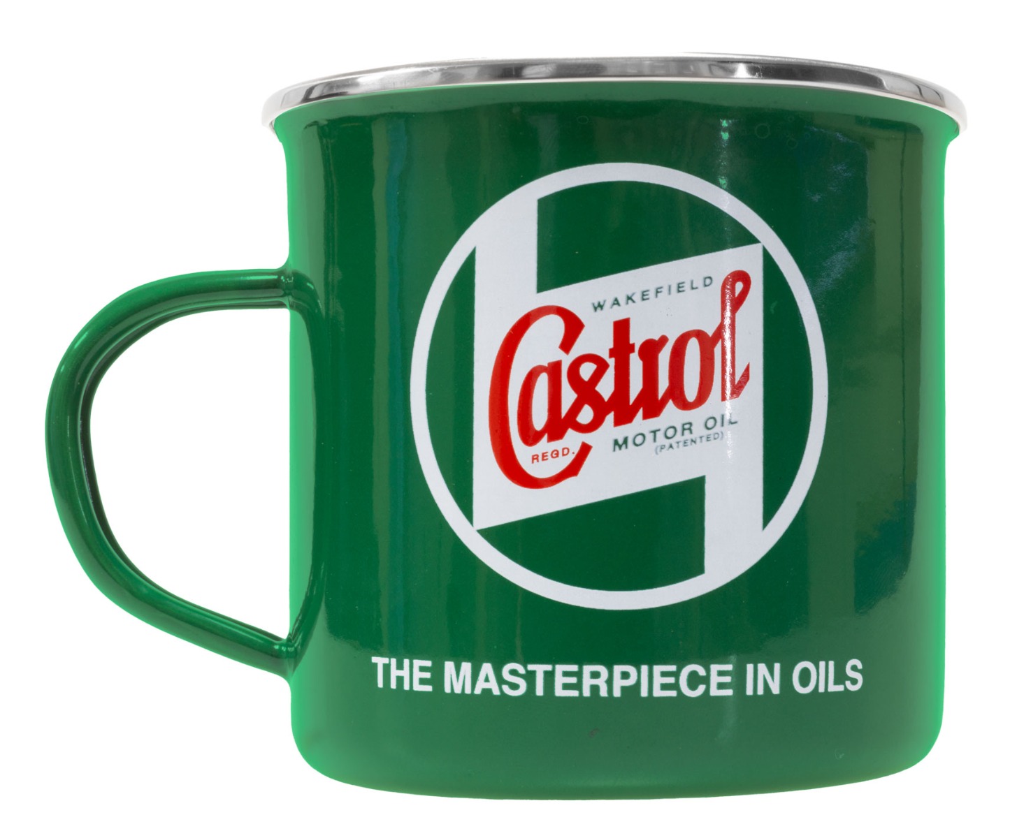 Castrol Classic Traditional Style Enamelled Tin Mug