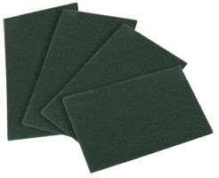 Heavy Duty Dark Green Hand Pad 230 x 150mm (Pack10) 240 Grit