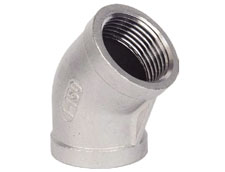 1/4" BSP S/Steel 45deg Elbow 150psi