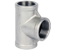 1/4" BSP 45deg. S/Steel  Equal Tee 150 PSI