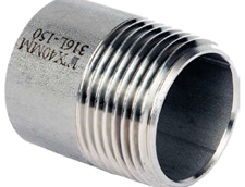 3/8" BSP S/Steel Weld Nipple 150 PSI