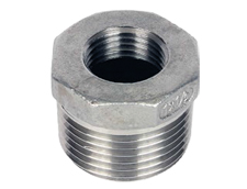 1 1/4" x 1/2" BSP S/Steel Hexagon Reducing Bush 150 PSI