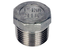 1/8" BSP S/Steel Hexagon Head Plug 150 PSI