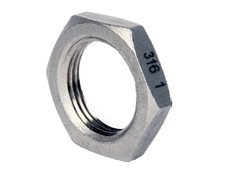 1/8" BSP S/Steel Hexagon Backnut 150psi