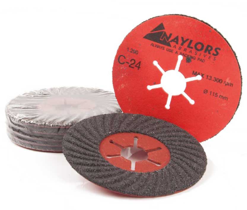 24 Coarse Grit Semi-Flex Disc 125 x 22mm 5 Pack