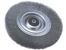 150mm Diameter Wire Wheel Brush - 18mm Face