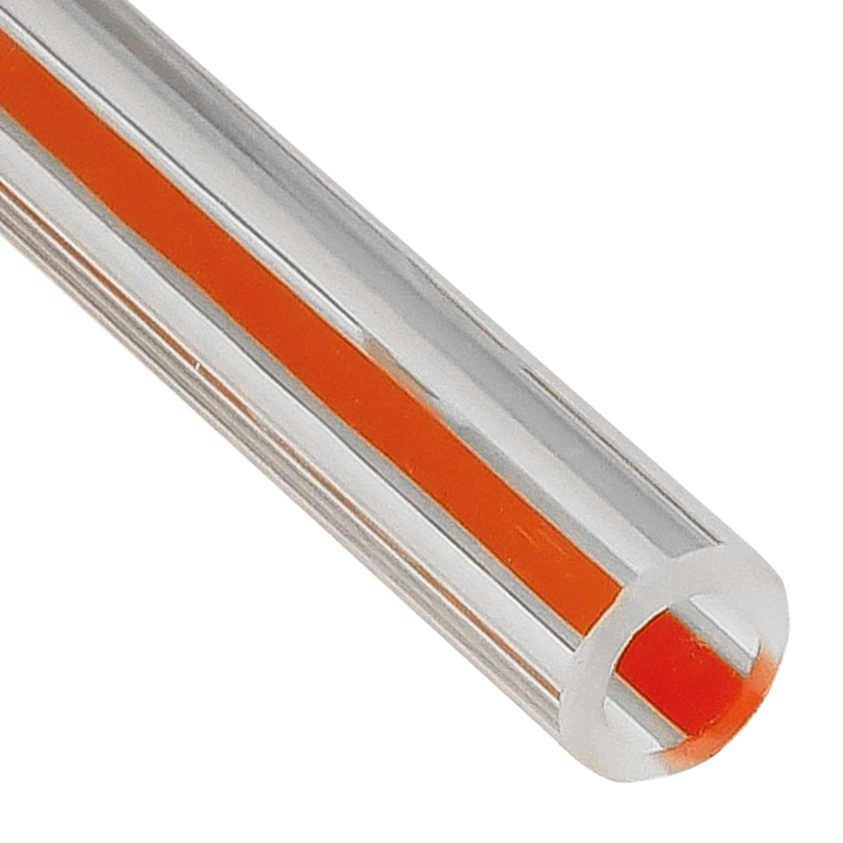 30" Long x 3/4" OD Red Line Gauge Glass Tube