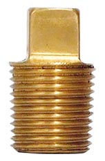 Washout Plug 3/8" BSPT Square Head