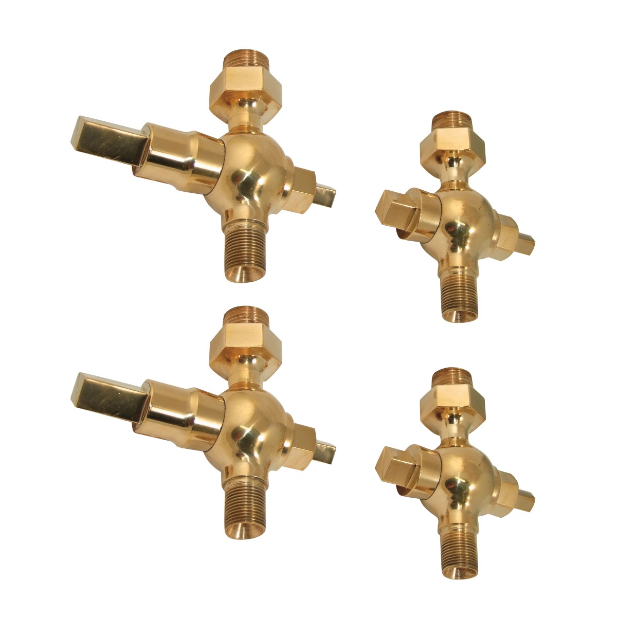 Aveling Cylinder Drain Cocks Slide Valve - Set of 4