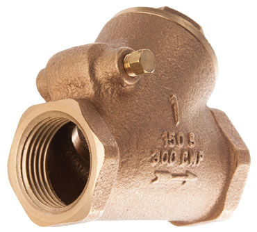 1" BSP Parallel Bronze Swing Check Valve PN20